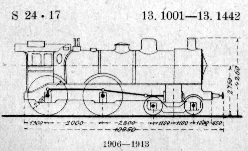 Skizze der S 6 (verstärkt) (Preußen) = 13.10 (DR)