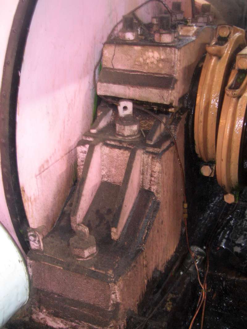 Dampfmaschine: repariertes Kurbelwellenlager