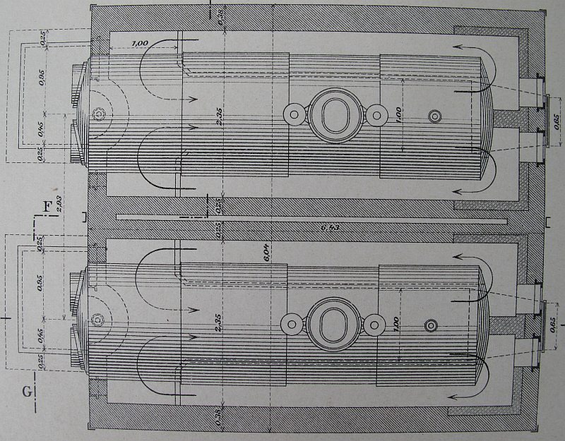 Grundriß der Kesselanlage