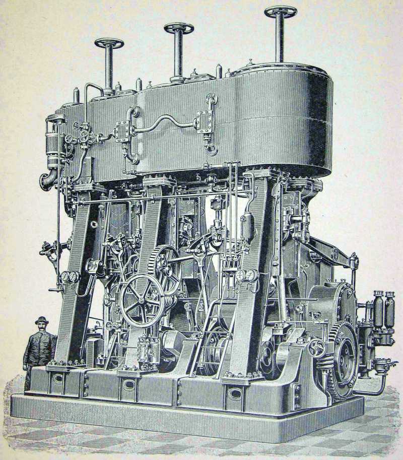 Schiffsdampfmaschine