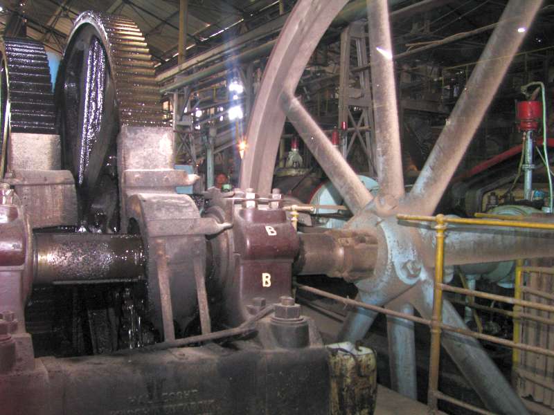 Dampfmaschine: Mühlengetriebe