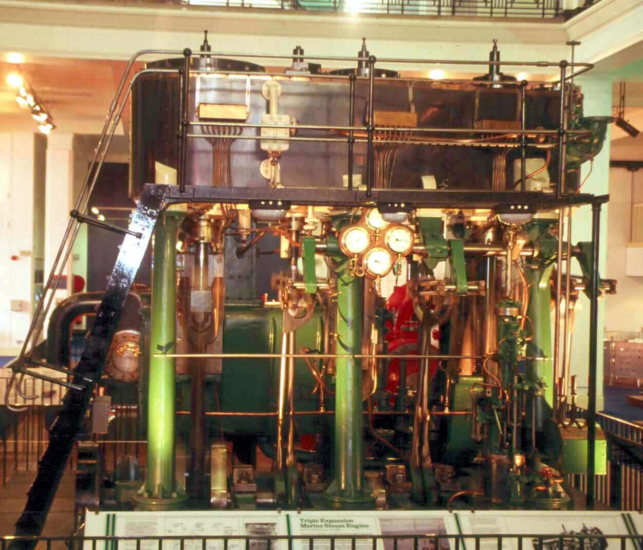 Schiffsdampfmaschine: Science Museum, London