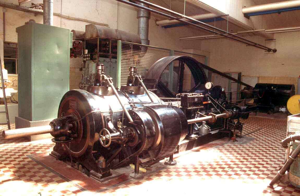 Dampfmaschine: Zylinderseite