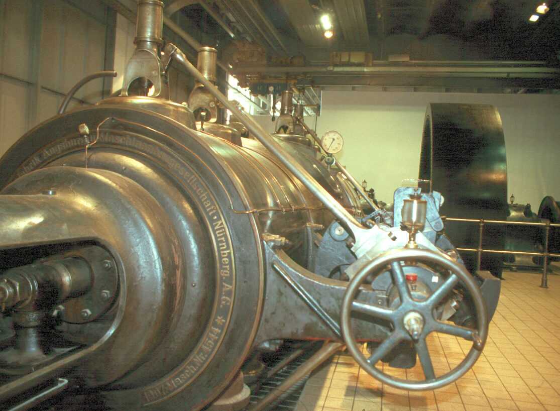 Walzenzug-Dampfmaschine Museum Industriekultur