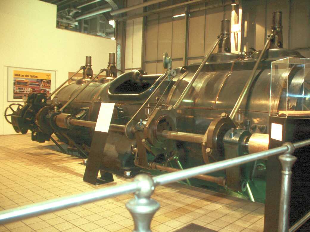 Walzenzug-Dampfmaschine Museum Industriekultur