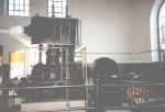 Dampfmotor: Aufstellung im Textilmuseum Bocholt