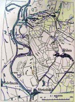 Lageplan der Ahlener Niederung