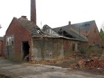 Maschinenhaus (vorderer Teil: Feuerung)