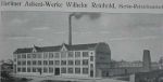 Patent-Piston W. Reinhold: Fabrik