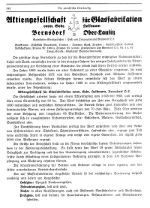AG für Glasfabrikation: Anzeige und Beschreibung