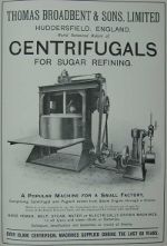 Thomas Broadbent & Sons Ltd., Central Iron Works: Anzeige