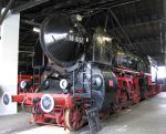 Dampflokomotive: Ansicht links