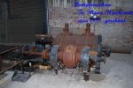 Dampfmaschine: Dampfmaschinenzylinder und -Rahmen