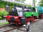 Dampflokomotive: halbseitlich links