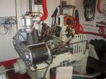 Dampfmaschine: Dampfzylinder vorn links