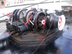 Dampfmaschine: Zylinder links