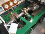 Schiffsdampfmaschine des Dampfers 