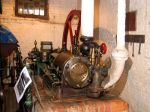 Dampfmaschine: Ansicht von der Zylinderseite