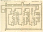 Fundamentplan des Kühlhauses (Draufsicht)