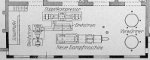 Lageplan des angebauten neuen Maschinenhauses