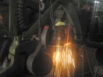 Dampfmaschine: Schweißarbeiten