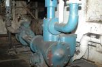 Dampfpumpe: Pumpzylinder im Vordergrund
