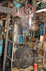 Dampfmaschine: Dampfmaschine von der Steuerungsseite