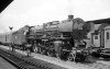 Dampflokomotive: 01 239 vor D 146; Bf Hof Hbf
