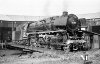 Dampflokomotive: 44 1699; Bw Hagen Vorhalle Drehscheibe