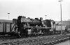 Dampflokomotive: 50 4030, vor Güterzug; Bf Münster Hbf