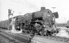 Dampflokomotive: 01 1055, vor D 96; Bf Münster Hbf