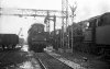 Dampflokomotive: 50 2345, beim Ausschlacken; Bw Münster