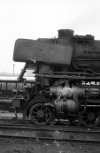 Dampflokomotive: 01 1091 mit Unfallschäden; Bw Münster