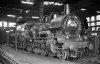 Dampflokomotive: 38 3713; Bw Trier, Lokschuppen