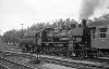 Dampflokomotive: 38 3713, vor Zug; Bf Trier Hbf