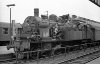 Dampflokomotive: 78 287, vor Zug; Bf Saarbrücken Hbf