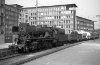Dampflokomotive: 50 4031, vor Güterzug; Bf Münster Hbf