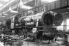 Dampflokomotive: 55 5216, in Ausbesserung; AW Lingen Werkhalle
