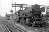 Dampflokomotive: 50 4025, im Hintergrund 10 001; Bw Münster