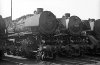 Dampflokomotive: 44 238, neben 44 209 und anderen; Bw Osnabrück Rbf