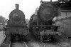 Dampflokomotive: 78 023, neben 23 043; AW Trier
