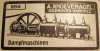 A. Knoevenagel Maschinenfabrik, Eisengießerei u. Kesselschmiede: Anzeige mit Tandem-Dampfmaschine