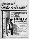 Humboldt-Deutz-Motoren AG: Humboldt-Deutz-Motoren AG: Anzeige Gasgeneratoren