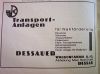 Dessauer Waggonfabrik Aktiengesellschaft: Dessauer Waggonfabrik: Anzeige Transportanlagen