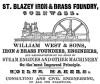 William West & Sons, St. Blazey Foundry: Werbeanzeige