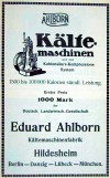 Eduard Ahlborn, Kältemaschinenfabrik: Anzeige (1927)