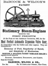 Babcock & Wilcox Co.: Werbung 1870