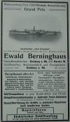 Ewald Berninghaus, Schiffswerften, Maschinenfabrik und Eisengießerei: Ewald Berninghaus