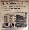 Joseph S. Mundy Hoisting Engine Company: Anzeige mit Werksansicht