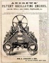 William D. Andrews & Bro.: Werbung für diagonale, oszillierende Dampfmaschinen